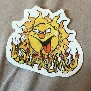 Supreme Sun Sticker